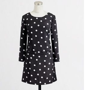 J. Crew polka dot shift dress size 6