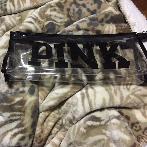 Victoria Secret Clear PINK pouch