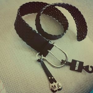 MICHAEL KORS braided leather belt