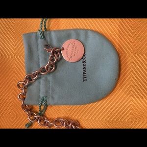 Tiffany tag bracelet sterling silver