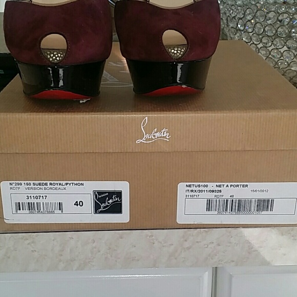 Christian Louboutin Multicolor Suede and PVC No 299 Trash  Christian Louboutin - N?299