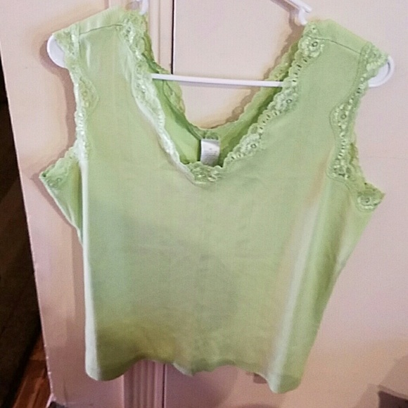 Mint green lane Bryant ? 1x lace edging