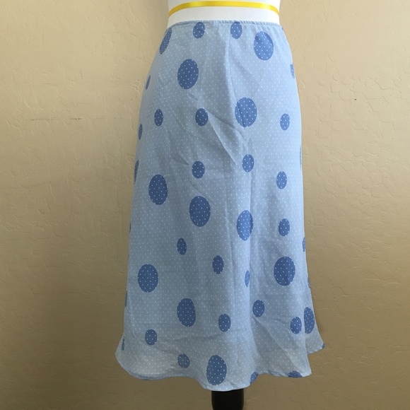 Mossimo Supply Co. Dresses & Skirts - Mossimo Blue Polka Dot Skirt