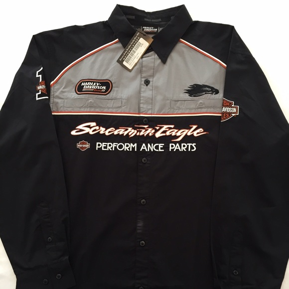 Harley-Davidson Other - NWT Men's Harley Davidson Button Down Size Large