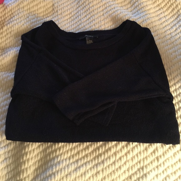Navy Short Sleeve Top - Picture 1 of 3