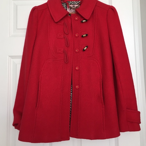 Red juicy coat