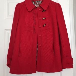 Red juicy coat