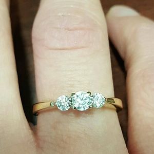 *3 Stone Diamond Ring* Final Price Drop