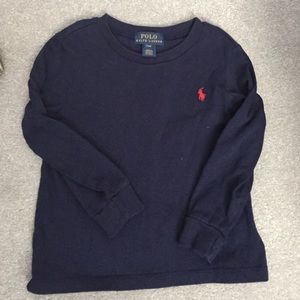 NWOT long sleeve Ralph Lauren tee navy