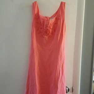 Coral dress