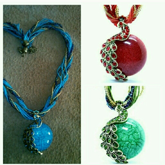 Jewelry - Retro Bohemia Style Opal Phoenix Pendant.