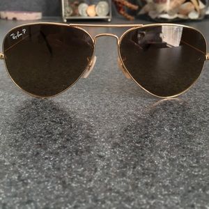 Polarized Ray Ban aviators