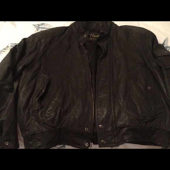 Black leather jacket!