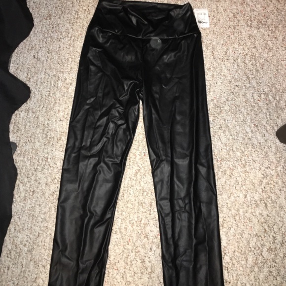 Pleather leggings