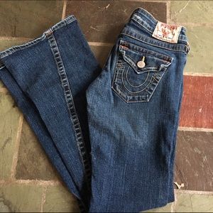 True religion joey flare jeans sz 26