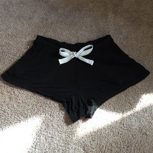 Black and white pj shorts