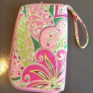 Vera Bradley pink pinwheel wallet