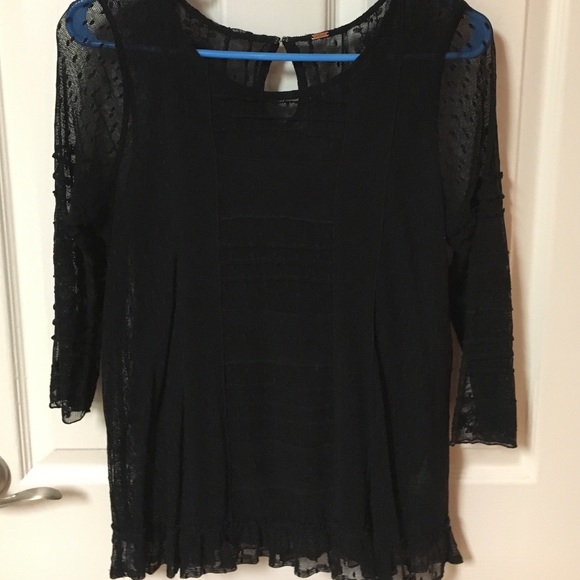 Free People black lace top