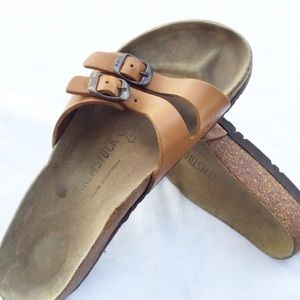 Birkenstock Sandals tan brown size 38