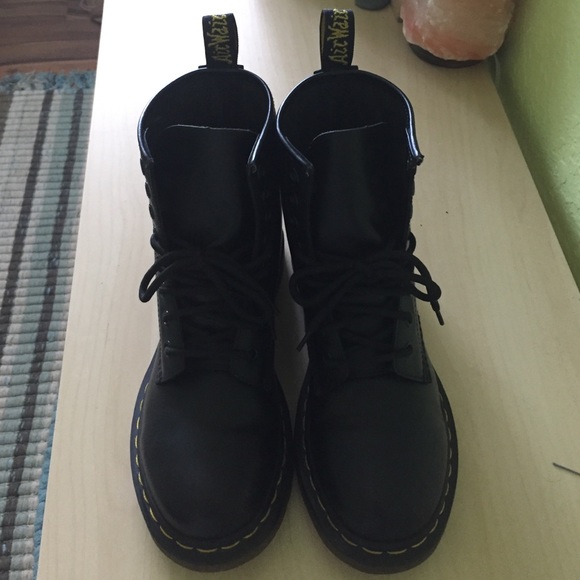 Dr. Martens Black Leather Boots
