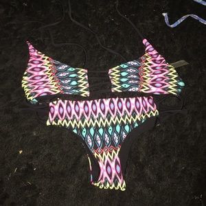 Super cute bikini top and bottoms