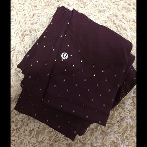 Lulu lemon reflective crop pants