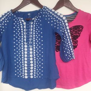 ‼️Price Drop‼️ 2 Girl's Long-sleeved Shirts