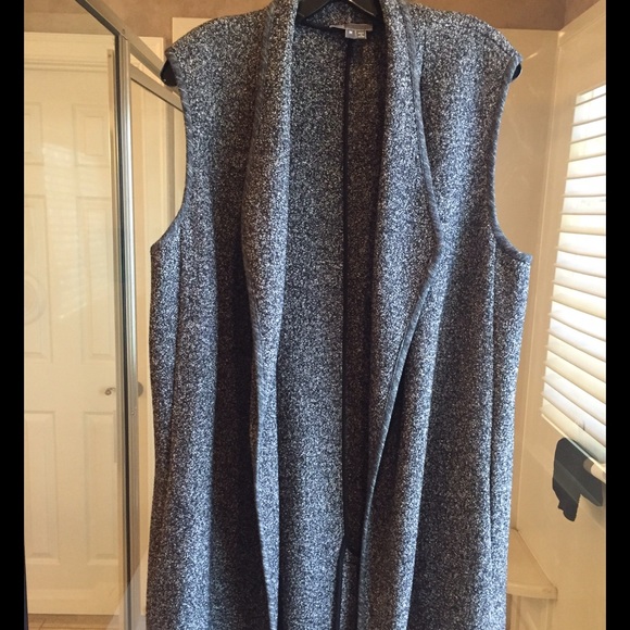 Vince Wool Blend Open Front Vest! - image 4