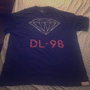 Diamond shirt like new navy blue