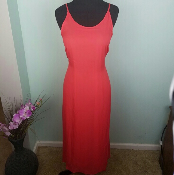 Dresses & Skirts - Soft and Flowy Sunset Orange Dress PRICE FIRM