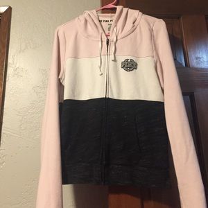 PINK victoria's secret zip up hoodie