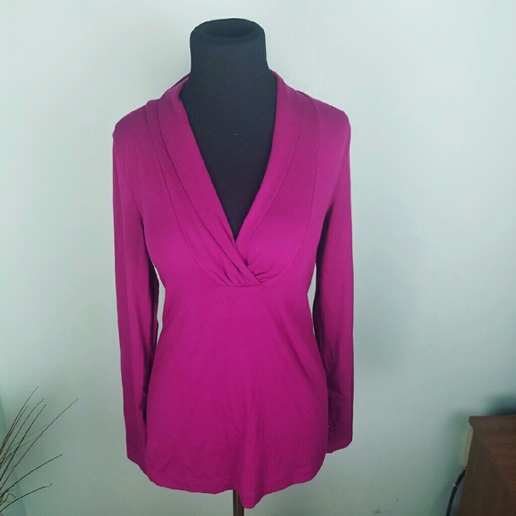 Kenneth Cole Tops - Kenneth Cole Magenta Colored Blouse