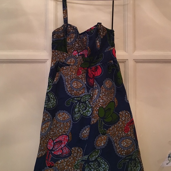Blue Strap dress