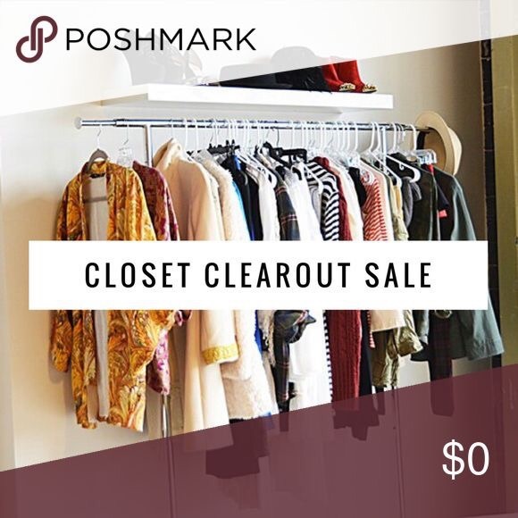Closet sale!!!