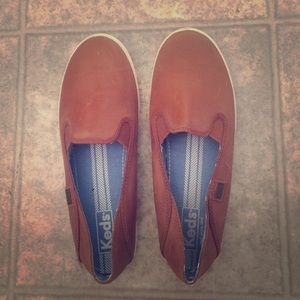 Keds Faux Leather Slip-on Shoes - Never worn