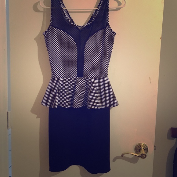 Black and white dress