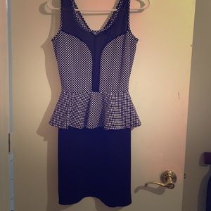 Black and white dress