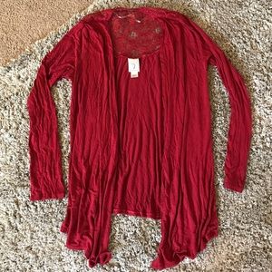 Crimson Cardigan