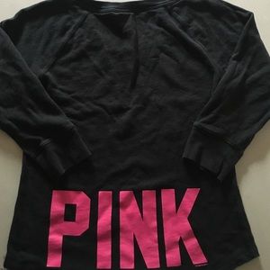 Victoria Secret Pink 3/4 sleeve Sweatshirt