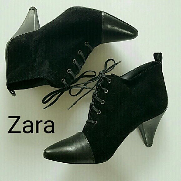 Zara Shoes - Zara Black Ankle Boots