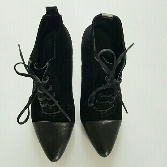 Zara Black Ankle Boots - Picture 2 of 3
