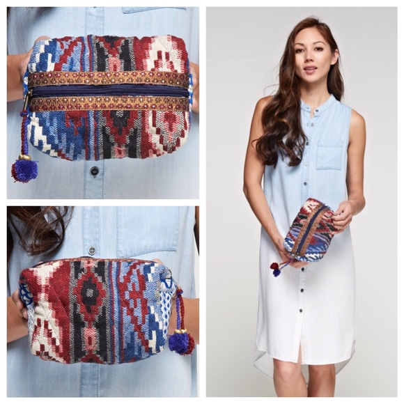 Hannah Beury Handbags - Tapestry Makeup Bag