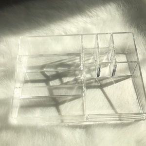 Acrylic cosmetic organizer