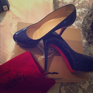 Christian Louboutin patent leather high heel