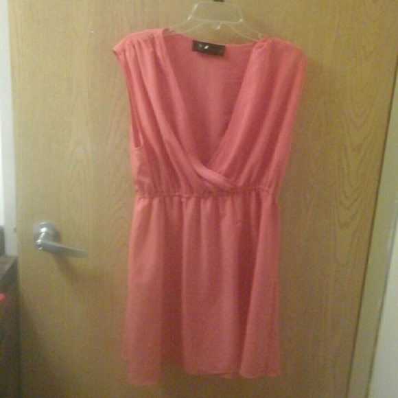 Peach Dress