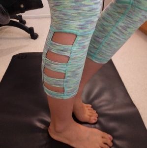 Glyder Mojito Space Dye Ninja Crop leggings