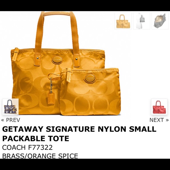 Coach Handbags - Orange tote brand new Coach