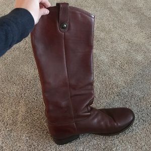 FRYE MELISSA BROWN BOOT. SIZE 7