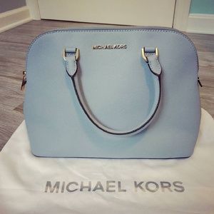 Michael Kors Cindy Large Dome Satchel Handbag