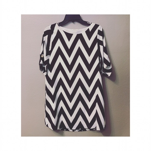 Chevron Shift Dress